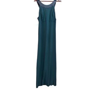 Alfred Angelo Hunter Green Formal Dress Size 11/12 Rayon & Acetate